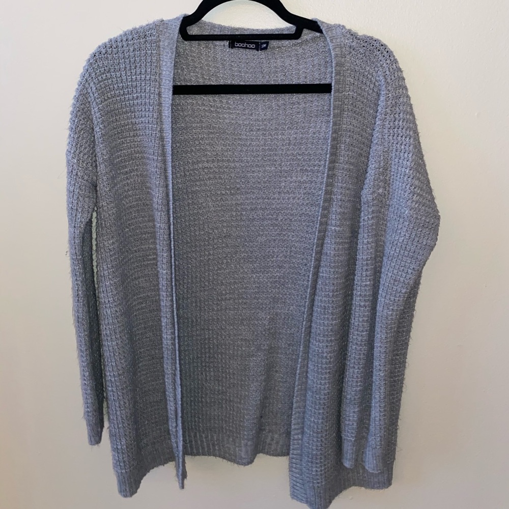 Grey cardigan